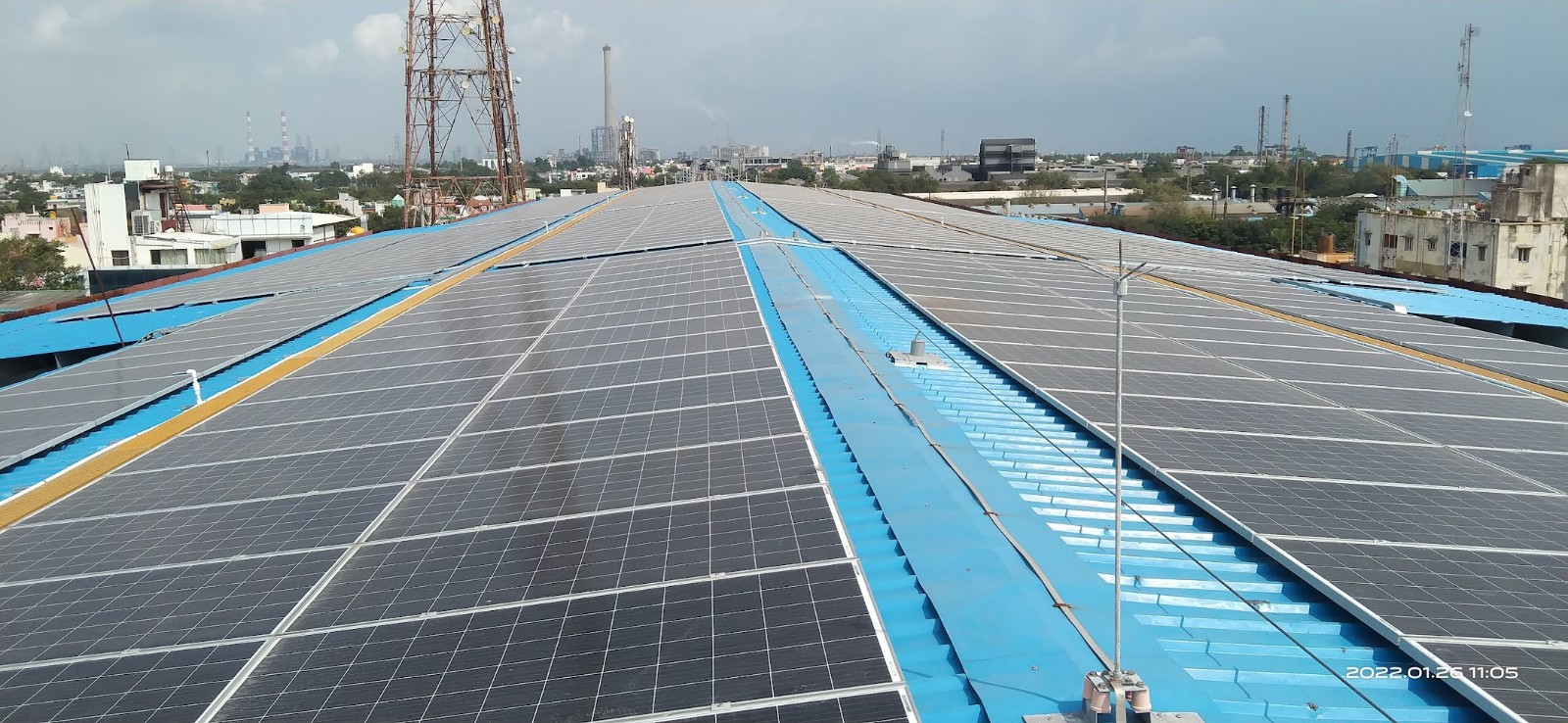 Greenergy rooftop solar panels